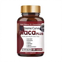 Oem Capsules de complément à base de plantes Racine de maca noire Capsules Extreme Curve Maca Root Plus pour femme