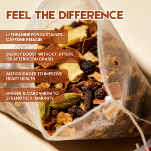 Private label Spiced Chai energy boost without jitter <strong>Sugar</strong> Free organic tea Vanilla Spiced Chai Tea - Product Image 6
