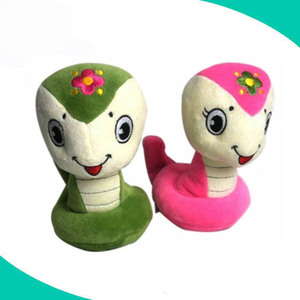 Venta al por mayor de China fábrica personalizada suave serpiente de peluche animal de peluche serpiente verde de juguete - Product Image 2