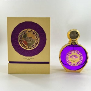 Profumo Originale di Marca Top Al Haramain Bon Ché<span class=keywords><strong>rie</strong></span> Red & Violet Extrait De Parfum 100ml, Fragranza Araba Unisex a Lunga Durata - Product Image 4