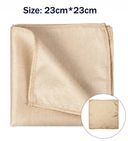 Conjunto de Corbata, Pañuelo y Gemelos Sólidos para Hombre de 8cm, 3 Conjuntos para Boda y Fiesta, Etiqueta Privada, Venta al por Mayor, Mejor Precio, Corbata Sólida