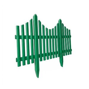 Sunsbuild <b>Plastic</b> Interlocking Garden Fence Lawn <b>Edging</b> Border Picket Fence for Yard Flower Bed Pathway Landscaping - Product Image 1