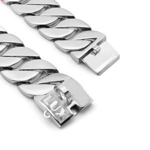 निर्माता समायोज्य बुलडॉग श्रृंखला 42mm सभी आकार चांदी कुत्ते की चेन - Product Image 3