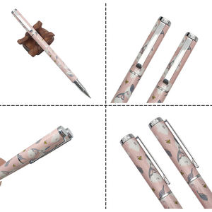 Bolígrafo de Metal de 1.0 mm con Logotipo Personalizado para Niña, Estilo Floral y Diseño Novedoso, Bolígrafo de Escritura Personalizado - Product Image 2