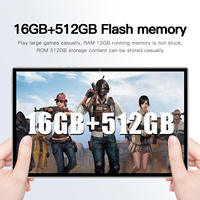 Tablet 5G con Doble SIM, Pantalla HD de 10.1 Pulgadas, Android 14, 8000 mAh, 10 Núcleos, Profesional para Negocios, 512 GB, USB Tipo C