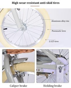 XThang Xe Đạp Trẻ Em Khung Thép Cao 2022 Xe Đạp Trẻ Em 12 14 16 18 Inch Mô Hình Mới Xe Đạp Trẻ Em Độc Đáo Chu Kỳ Bé Gái - Product Image 5