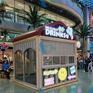 2025 popolare Mobile cafè & Bar che vende i negozi del contenitore della cabina per l'applicazione del parco per il chiosco della casa dell'hotel del ristorante del caffè - Product Image 2