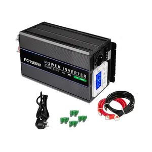 Top bán năng lượng mặt trời hệ thống năng lượng Power Inverter 12 V 220 V 1500 Wát tinh khiết Sine Wave Inverter