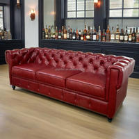 Canapé Chesterfield rétro de style américain personnalisé pour le salon, l'hôtel et le bar de la maison par Furniture Factory