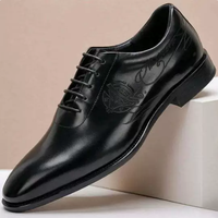 2026 Neue Cross-Border Formelle Herrenschuhe Britischer Stil Vollnarbenleder Echtleder Hochwertige Business-Casual Anzugschuhe