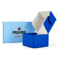 Muestra Gratuita de Caja de Envío Plegable Tipo Avión, Caja de Embalaje de Cosméticos de Papel Corrugado, Caja de Correo para Ropa