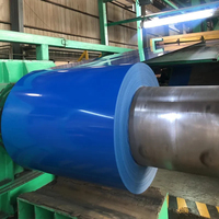Rouleau de feuille de toiture en métal à double revêtement PPGL de haute précision galvanisé bobine de tôle d'acier PPGI de 0.3mm