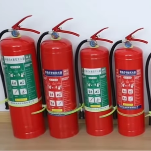 ถังดับเพลิงชนิดผงเคมีแห้ง ขนาด 4 กก. เหล็กกล้าคาร์บอนเกรด A ได้รับการรับรองมาตรฐาน CE ISO 7165 แบบพกพาสำหรับใช้ในที่พักอาศัย/สำนักงาน - Product Image 1