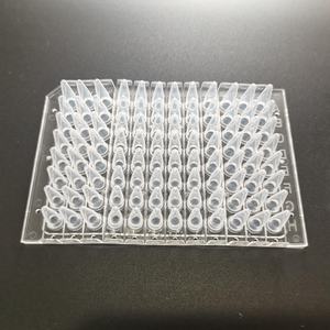 Laboratoriumverbruiksartikelen 0.1Ml 0.2Ml Pcr-Plaat Breken Afneembare Half Omzoomde Afneembare Pcr-Plaat Met 96 Putjes - Product Image 3