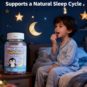 Gummies à la <span class=keywords><strong>mélatonine</strong></span> bio personnalisables OEM/ODM pour enfants, 1 <span class=keywords><strong>mg</strong></span> de <span class=keywords><strong>mélatonine</strong></span>, gummies pour le sommeil pour enfants de <span class=keywords><strong>3</strong></span> ans et plus, relaxation et soutien du sommeil - Product Image 4