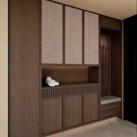 Meuble de rangement à chaussures d'intérieur moderne et élégant OEM, grande capacité, organisateur quotidien, armoire à chaussures en bois naturel pour seniors