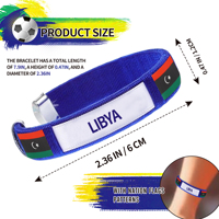 Bracelets tissés de Libye pour encourager les événements sportifs et produits dérivés
