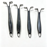 Poignée en queue de poisson en acier inoxydable, écologique, résistante au four, taille personnalisée pour pièces d'ustensiles de cuisine