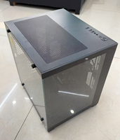 Chasis de PC de Torre Media con Panel Frontal de Vidrio Templado, ITX MATX ATX, Carcasa para CPU, Caja para PC Gaming con Ventiladores ARGB, Más Vendido