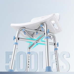 Chaise de douche de réadaptation Fuyou en alliage d'aluminium, hauteur réglable, siège de bain antidérapant pour personnes âgées, équipement de sécurité pour la salle de bain - Product Image 4
