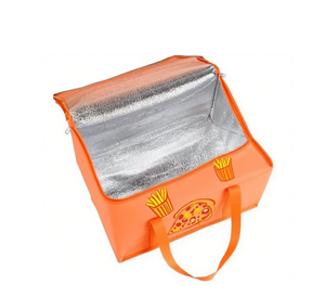 Sac isotherme réutilisable personnalisé avec logo, motif dessin animé, écologique, pour gâteaux, pizzas, vins, boissons, design imperméable, vente en gros - Product Image 3