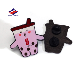 เข็มกลัดโลหะผสม 2 มิติ 3 มิติ ออกแบบโลโก้ตามสั่ง 20 ปีแห่ง Longzhiyu ของที่ระลึกสำหรับชมรมธุรกิจ สถาบันการศึกษา ใช้ติดหมวกหรือเสื้อผ้า - Product Image 2