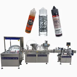 PLC control Automatic 5ml 10ml 15ml chubby gorilla bottle filling and capping machine price