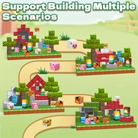 Set Blok Bangunan Magnetik 3D DIY: - 60/120/160 Blok Bangunan Magnetik Hutan Hewan, Puzzle Magnetik