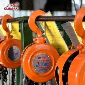 รอกโซ่โลหะแบบมือหมุน 1 ตัน โซ่ G80 ยาว 2.5 เมตร สำหรับงานหนัก ใช้ในงานก่อสร้างและอุตสาหกรรม - Product Image 3