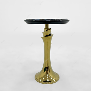 High End Manufacturer Gold Small Copper Agate Stone Top Side <b>Coffee</b> <b>Table</b> Green Luxury Modern <b>Coffee</b> End <b>Table</b> DC-VISIONNAIRE-02 - Product Image 2