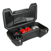 Boîte de rangement arrière étanche pour VTT, coffre de rangement verrouillable avec dossier rembourré pour Polaris / Can-Am.