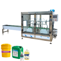 Machines de remplissage automatiques pour pâtes lubrifiantes, liquides de nettoyage pour bidons et fûts, et liquides pour bouteilles d'huile 5000ml