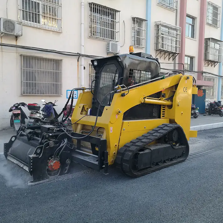 50HP 60HP 70HP 100HP mini diesel skid steer loader with multifunctional attachments