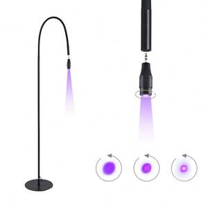 Lampe à LED UV Elanby 395-400nm pour extensions de cils, tête remplaçable, spot lumineux réglable, puissance 5W/10W, interrupteur à pédale - Product Image 5