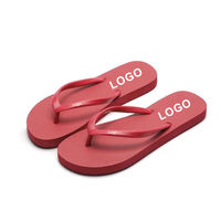 Tongs personnalisées roses pour hommes avec logo – Idéales pour l'été, la plage, les mariages, l'hôtel, l'extérieur – Antidérapantes – Vente en gros directe usine – Paires