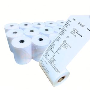 Rollos de Papel para Caja Registradora con Impresión Personalizada de Fábrica, Económicos y de Alta Calidad, Papel Térmico para Punto de Venta de 80x80, Disponible en 57mmx50mm - Product Image 1