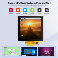 Pantalla IPS Cuadrada de 4 Pulgadas, 480*480, Pantalla Táctil LCD Capacitiva SPI+RGB, con Tecnología ST7701S