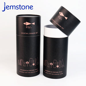 Custom Design Eco Friendly <b>Cocktail</b> <b>Shaker</b> <b>Set</b> Kraft Cardboard Tube Water Bottle Wine Whisky Cylinder Box Paper Tube Packaging - Product Image 2