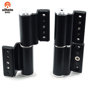 باب مفصلات من سبائك الألومنيوم للخدمة الشاقة مفصل باب أسود كتم الصوت قابل للتعديل قابل للفصل - Product Image 2