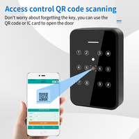 Pembaca kode Qr Barcode 6616K, pembaca kontrol akses 13.56Mhz pembaca kartu IC RS232 RS485 Wiegand 26 34 TTL 20000 SDK gratis pengguna
