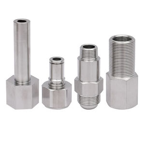 Adaptador Hidráulico de Acero Inoxidable y Aluminio Personalizado y Confiable, Piezas de Servicio de Mecanizado CNC para Sistemas de Fluidos - Product Image 4