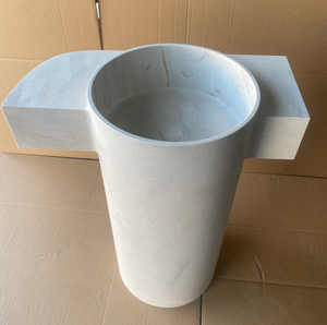 Vente directe en magasin, lavabo vertical pour le lavage des mains, lavabo intégré personnalisé en acrylique, pierre artificielle - Product Image 2