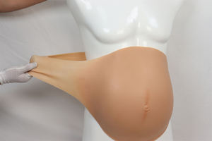 Vientre de Silicona para Disfraz de Embarazada, Modelo de Vientre Artificial de Silicona, Vientre Falso para Travesti - Product Image 2