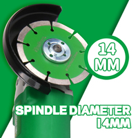 Nouvelle meuleuse d'angle électrique NewBeat avec brosse à fil métallique, outil de meulage 125 mm, robuste, pour dérouillage