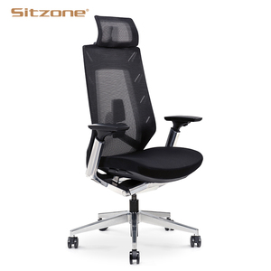 Chaises de bureau ergonomiques pivotantes noires <span class=keywords><strong>ENOVA</strong></span> en gros, chaise de bureau de direction inclinable, chaise ergonomique Sillas - Product Image 2