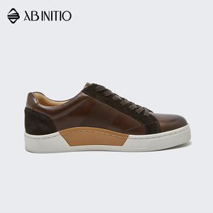 Zapatos deportivos de cuero para hombre, <span class=keywords><strong>zapatillas</strong></span> masculinas personalizadas, de lujo chino - Product Image 3