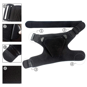 Attelle d'épaule de compression respirante en néoprène réglable pour la sécurité sportive en haltérophilie - Product Image 4