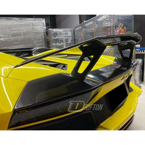 สปอยเลอร์หลังคาร์บอนไฟเบอร์แบบแห้งทรง LP750 SV สำหรับฝากระโปรงท้ายรถ Lamborghini Aventador LP700 ปี 2011-2015 - Product Image 4