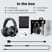Écouteurs sans fil Pro C V5.0, casque DJ avec grand pilote de 50mm pour téléphone et PC