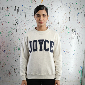 JOYCE Sweat-shirts à capuche pour hommes 100% coton, polaire, hiver, haute qualité, broderie appliquée, col large, style vintage, URBAN PRODUCTIONS - Product Image 1